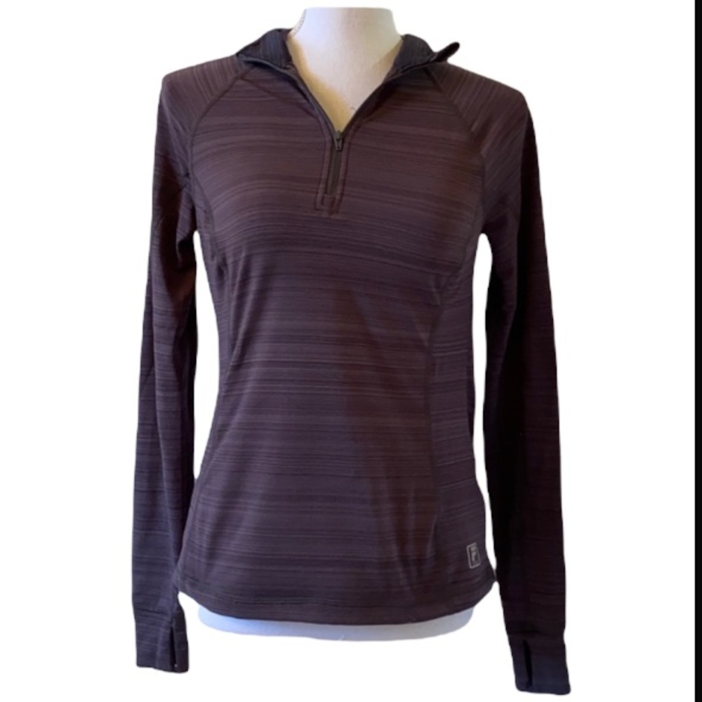 🥭 (4 for $15) FILA Sport Pullover with Thumb Loops - Picture 2 of 10